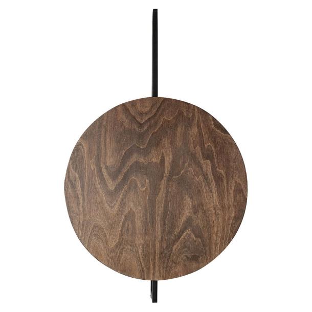 SUNSET B stenska svetilka GX53 okrogla rjava/črna