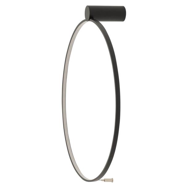 CIRCOLO S stenska svetilka LED 18W toplo bela okrogla črna/bela