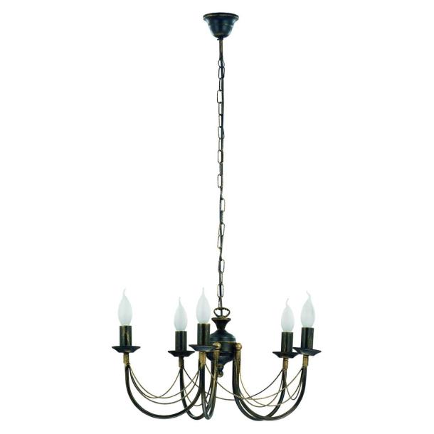 ARES V viseča svetilka E14 črna