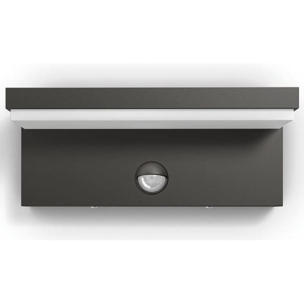 BUSTAN P0 IR stenska svetilka LED s senzorjem antracit