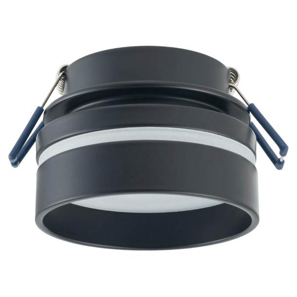 MLJET stropna svetilka GU10 okrogla črna