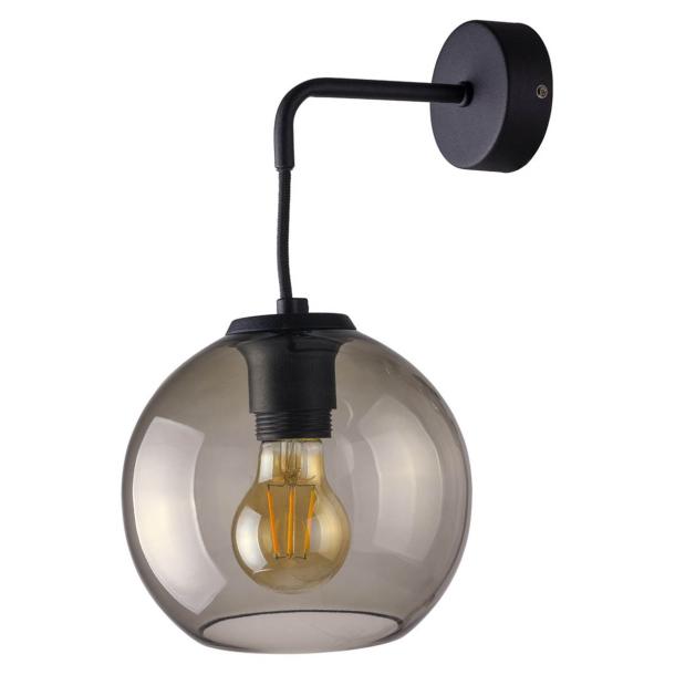 VETRO I stenska svetilka E27 dimljena/črna