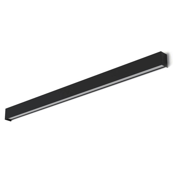 STRAIGHT L stenska svetilka LED 22W črna/bela