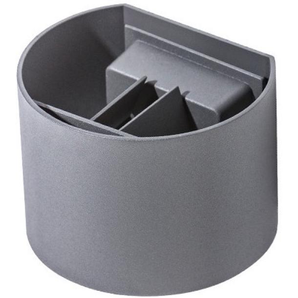 Leticia 2 LED stenska svetilka IP54 6W 3000K antracit