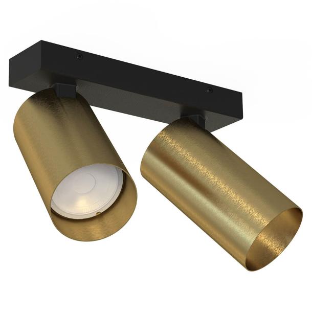 MONO II stropna svetilka GU10 medenina/črna