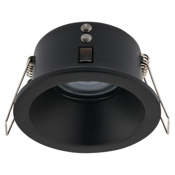 CHARLIE decken Leuchte GU10 IP54/20 schwarz