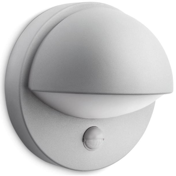 JUNE stenska svetilka LED s senzorjem svetlo siva