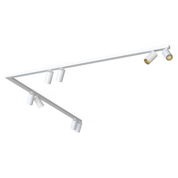 MONO CORNER VIII stropna svetilka GU10 bela/zlata