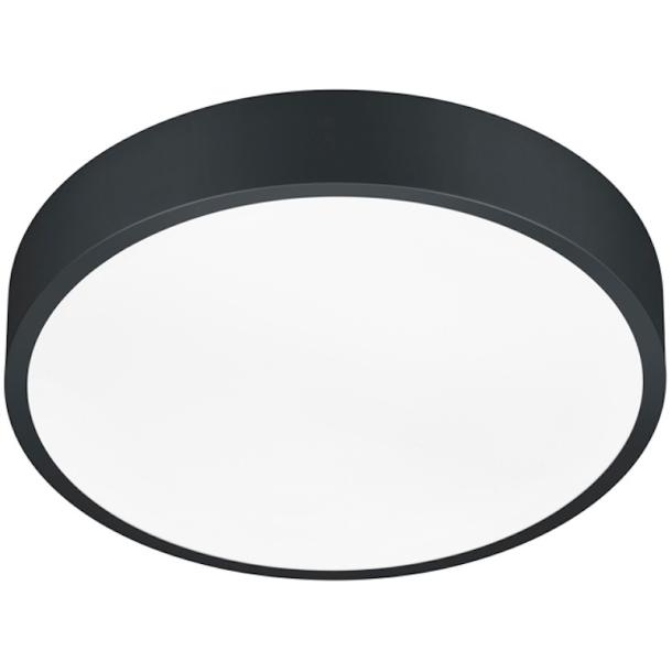 WACO S stropna svetilka LED zatemnilna črna