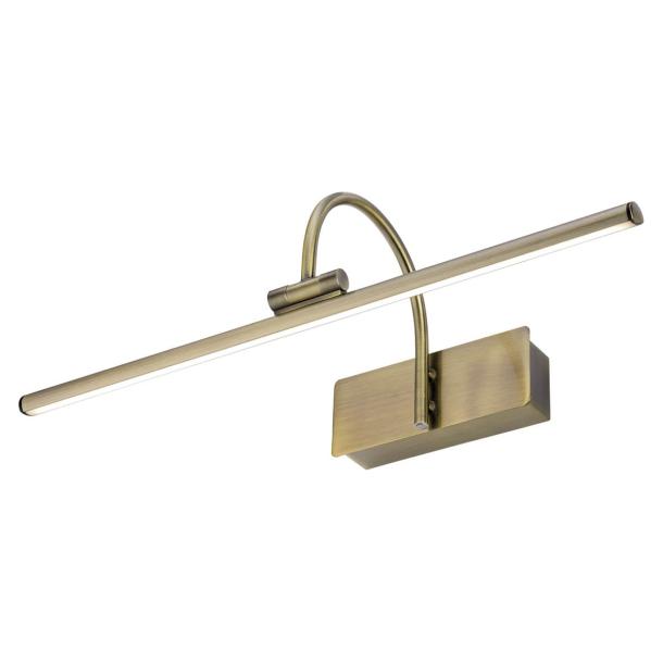 GIOTTO S stenska svetilka LED 9W toplo bela medenina