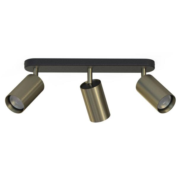 EYE SPOT III stenska svetilka GU10 medenina/črna