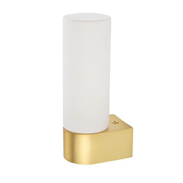 NATALIE II stenska svetilka G9 IP44 ovalna medenina/bela