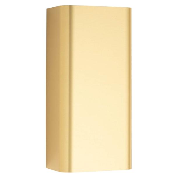 BERGEN stenska svetilka GU10 pravokotna zlata