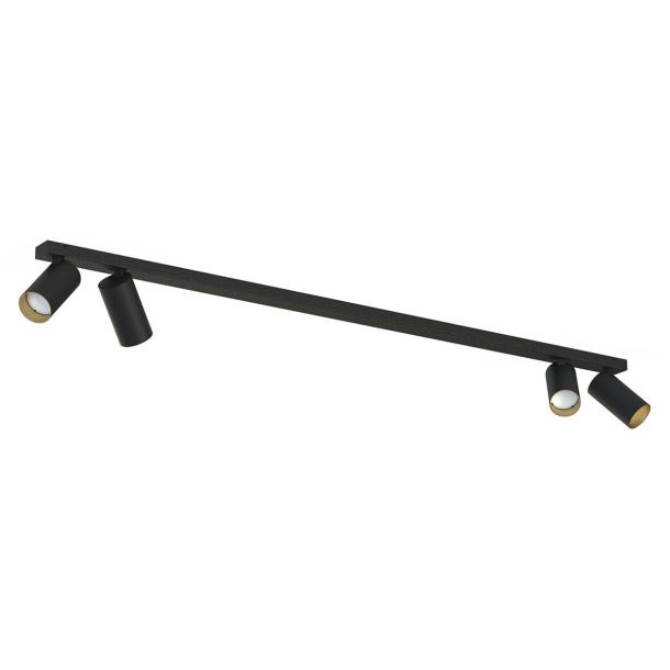 MONO IV stropna svetilka GU10 črna/zlata