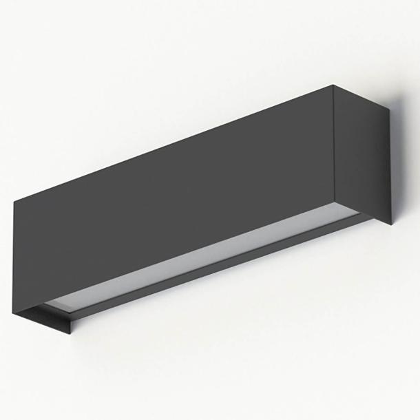 STRAIGHT stenska svetilka E14 antracit/bela