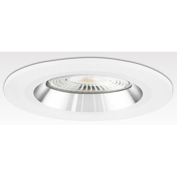 IS-FRAME stropna svetilka GU10 bela/srebrna