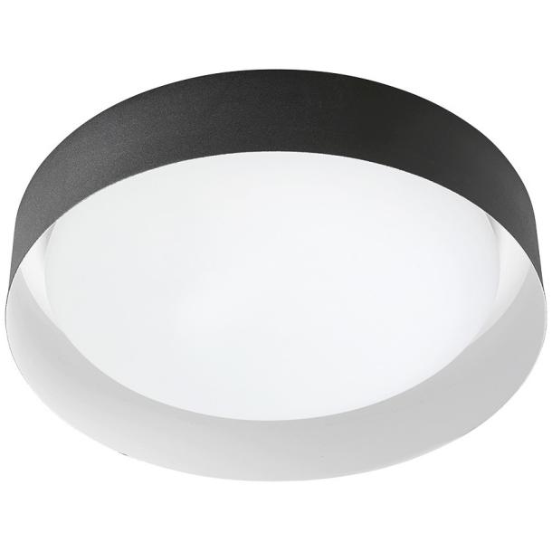 CREW 2 L stenska svetilka LED belo/črna