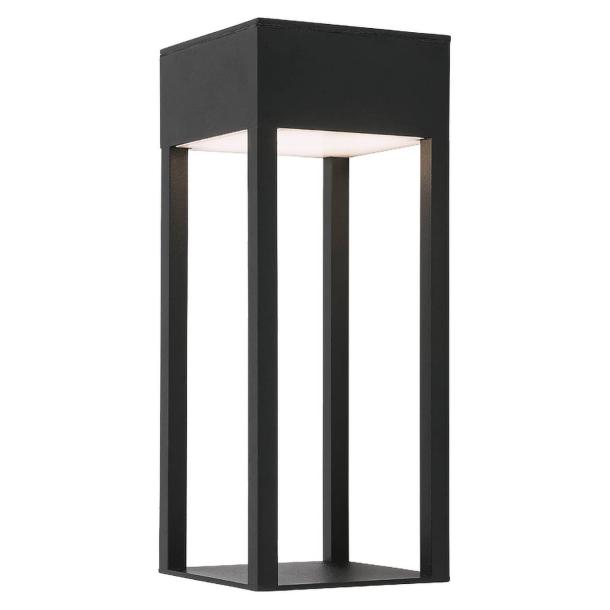 STRUCTURE I stoječa svetilka LED 13W toplo bela IP54 pravokotna črna/bela