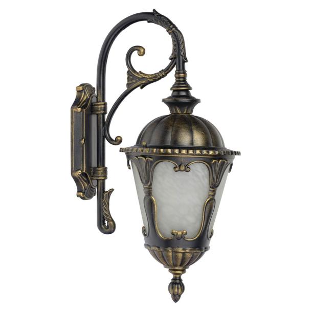 TYBR I stenska svetilka E27 IP44 črna/bela