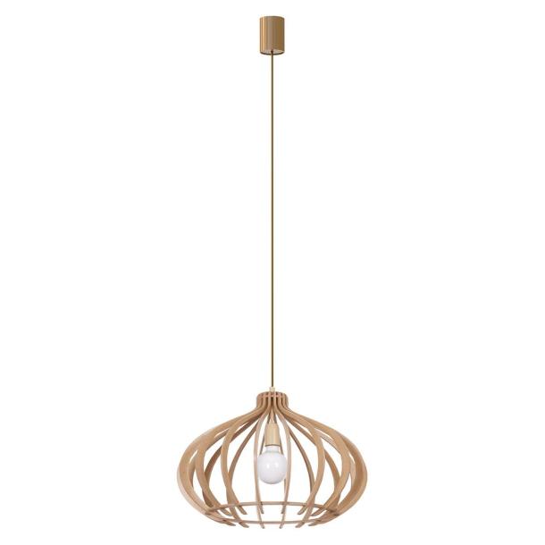 IKA I D viseča svetilka E27 naravna