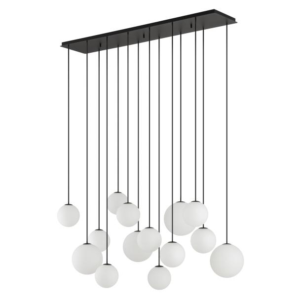 SNOWBALL XIV viseča svetilka LED G9 okrogla črna/bela