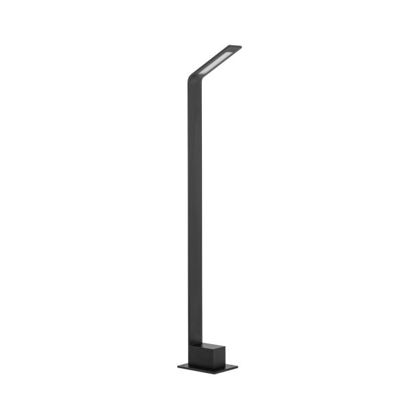 SLIM talna svetilka LED 7W toplo bela IP54 pravokotna črna
