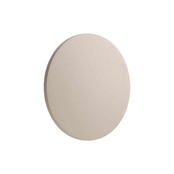ARIA M stenska svetilka LED 9W toplo bela IP54 okrogla sand