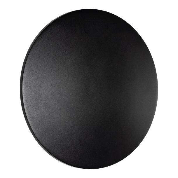 ARIA XL stenska svetilka LED 15W toplo bela IP54 okrogla črna