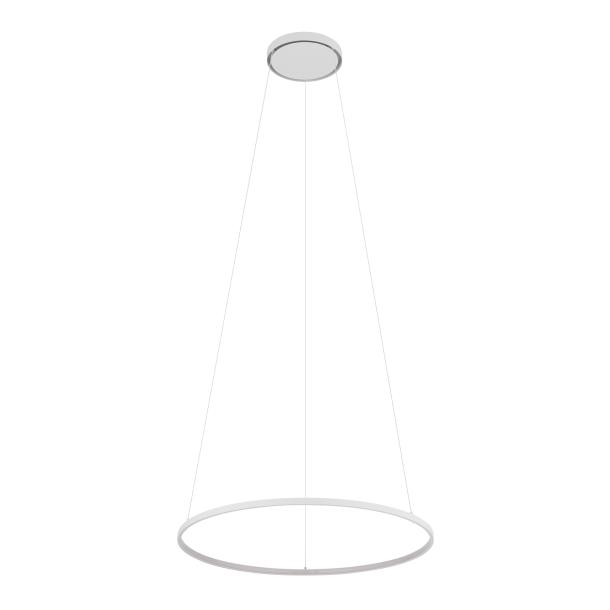 CIRCOLO M viseča svetilka LED 21W toplo bela okrogla bela