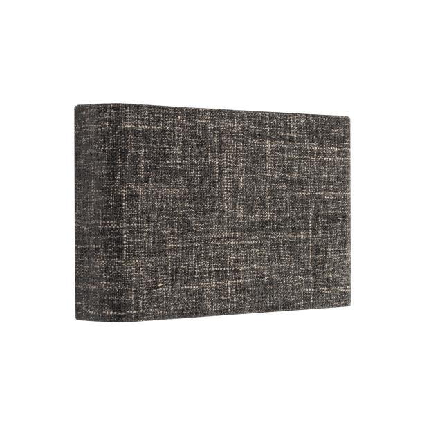 AMARELA B stenska svetilka G9 pravokotna black melange