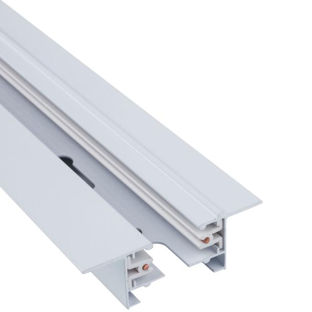 PROFILE tračnica vgradna NT1V 1F bela 2m